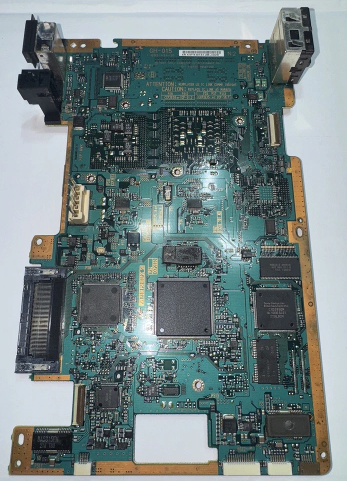 OEM Sony PS2 Fat GH-015 Motherboard Set w Heatsink Frame Flex Cable Clean Tested - Image 2 of 4