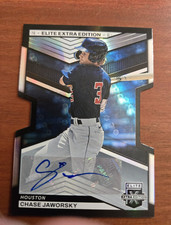 2023 Panini Elite Extra Edition Chase Jaworsky #19 Die-Cut Auto /399 Houston