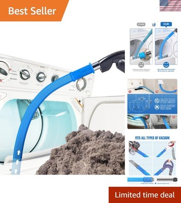 Slim Design Dryer Lint Vacuum Attachment - Fire Prevention (31.5'' Long)