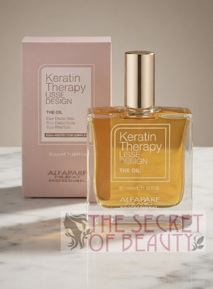 Alfaparf Milano Keratin Therapy Lisse Design The Oil 50ml Silky & Soft Hair - Image 2
