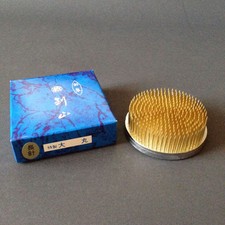 Japanese Ikebana Kenzan 2-7/8"D LONG NEEDLE Flower Pin Frog Holder Made in Japan