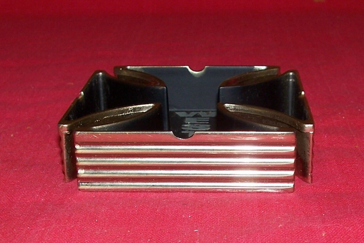 Vintage West Coast Choppers Ashtray Jessie James Maltese Cross