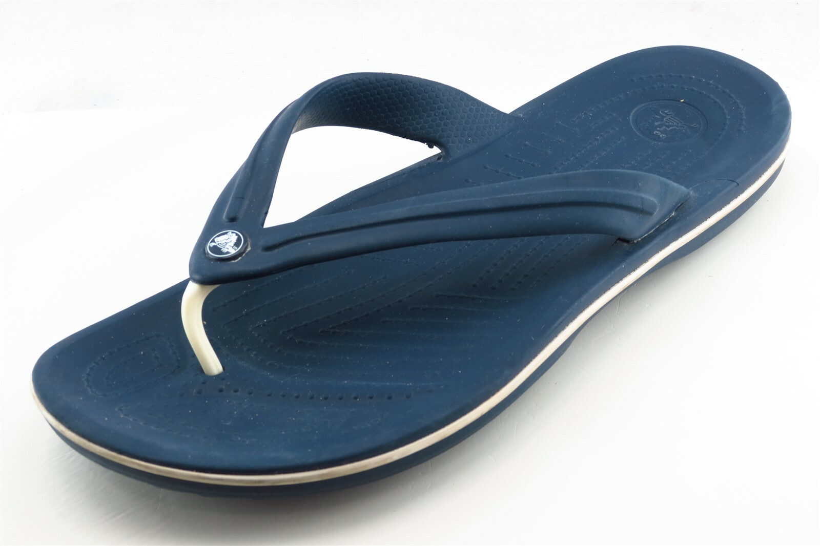 Blue Flip Flop Synthetic Men Shoes 