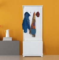 Shabby Chic Coat Stand Hallway Tree Bench Tall Storage Unit White Hall Rack Hook Shabby Chic Coat Stand Hallway Tree Bench Tall Storage Unit White Hall Rack Hook