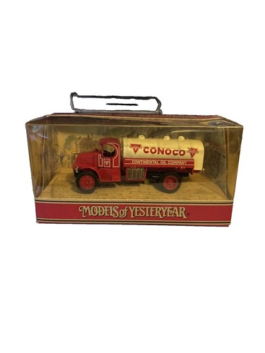 Camion Citerne Matchbox Mack AC Conoco Oil 1930 - Échelle 1/43 - Modèle Réduit En Excellent état - Boîte D'origine