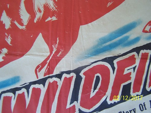 WILDFIRE Orig.1945 Movie Poster OS(27"x41") Western Horse Story Bob Steele - Picture 8 of 10