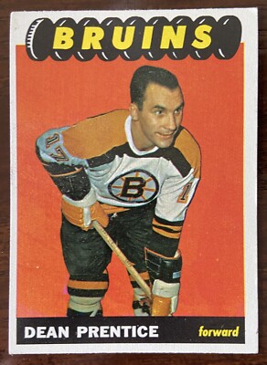 1965-66 TOPPS #102 DEAN PRENTICE BOSTON BRUINS!!