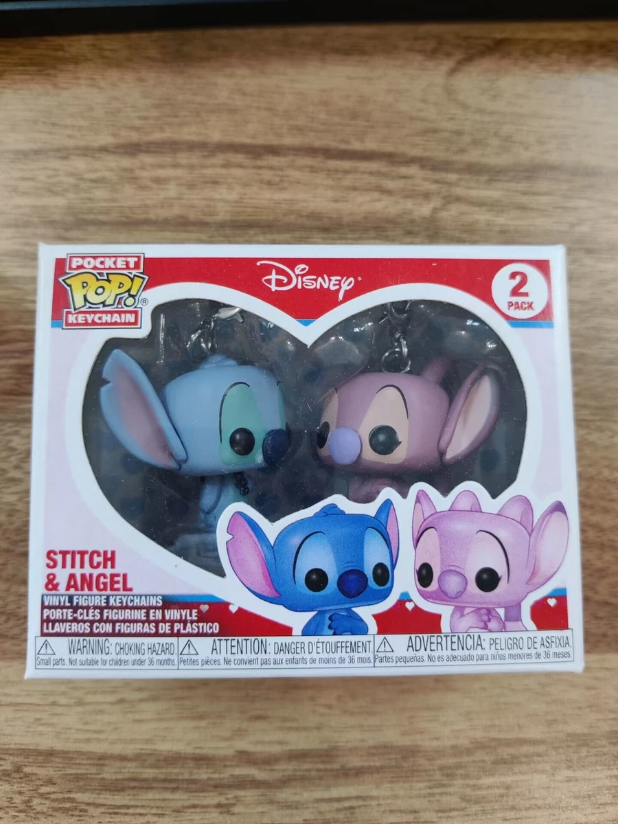 FUNKO POP! LLAVERO: Lilo & Stitch - Stitch & Angel 2PK