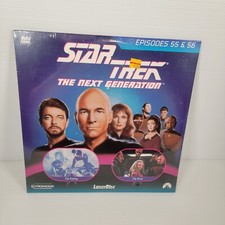 STAR TREK THE NEXT GENERATION Episodes 55  56 LaserDisc LD 1995 - New Sealed