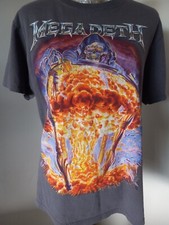 Megadeth Countdown To Extinction 20th Anniversary Tour Shirt Medium Double Sided