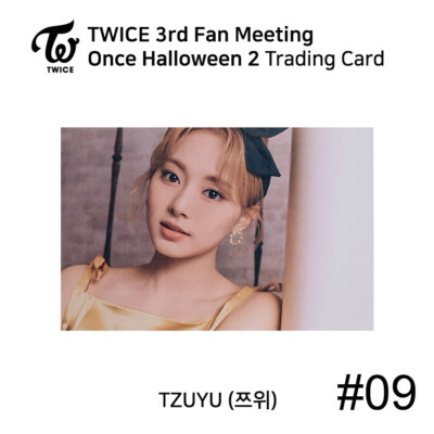TWICE 3rd FANMEETING ONCE HALLOWEEN 2 Trading Card Photocard TZUYU