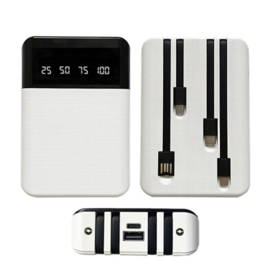 USB DIY 4x18650 Battery Power Bank Case Shell Charger Box Cell Phone LED Light C