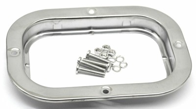 Light Mounting Bezel Rectangular Anti Theft Stainless Steel 
