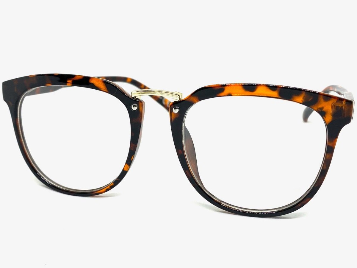 Men's CLASSIC VINTAGE RETRO Style Clear Lens EYE GLASSES Tortoise