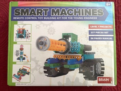 NEW SMART MACHINES 237p Brain Crunch SM1702 Remote Control Car Toy Building Kit