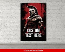 Powerlifting Motivational Banner - Fitness Wall Art for Home Gym Decor