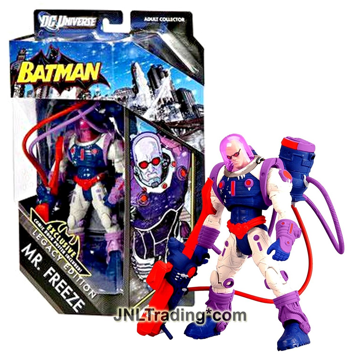 Year 2011 DC Universe Batman Legacy 7 Inch Figure MR. FREEZE with