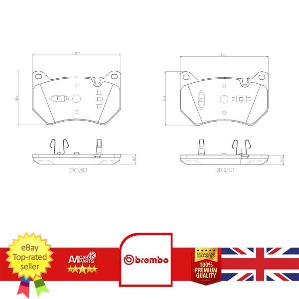 Brake Pad Set For Audi Q5 16-20 80A698151B