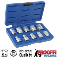 ZOLL Stecknuss Steckschlüssel Innen 6-Kant 10-tlg Für 1/2" Ratsche - Harley
