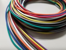 AUTOMOTIVE WIRE - 18 GAUGE GA HIGH TEMP GXL WIRE TEN 10 COLORS - 25' EA U.S.A