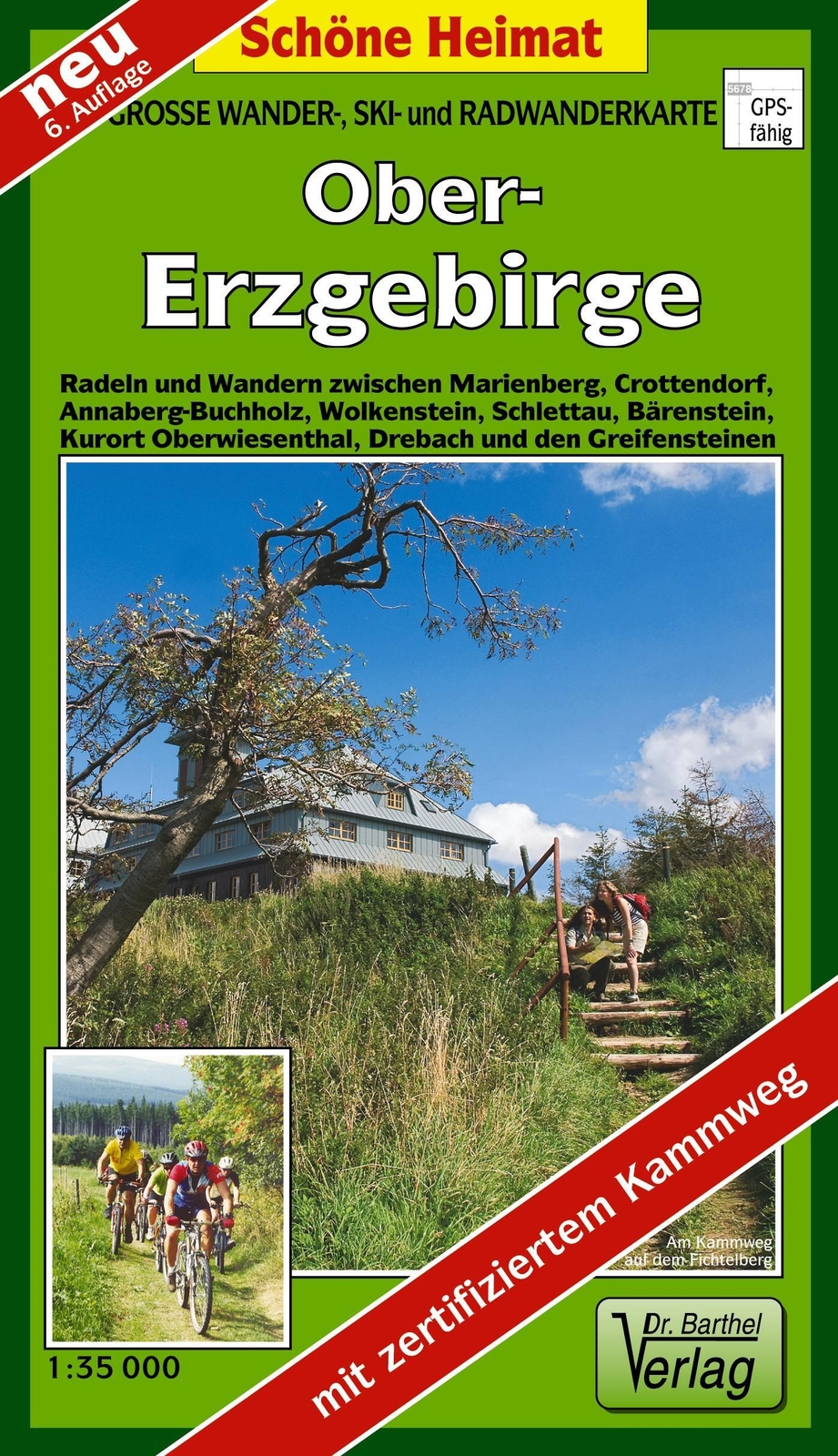 Thumbnail - Radwander- Und Wanderkarte Obererzgebirge 1 : 35 000 | (land-)karte |