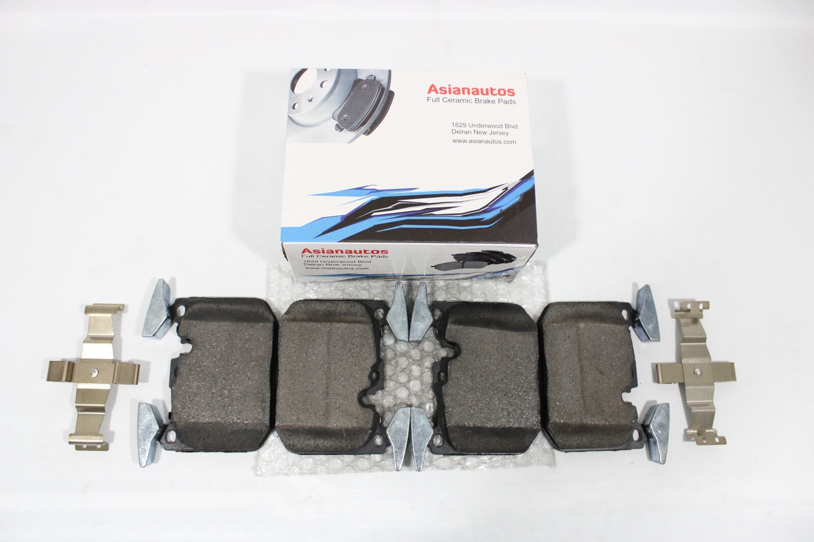 Asianautos Full Ceramic Front Brake Pads With Hardware For BMW i8 2019-2020