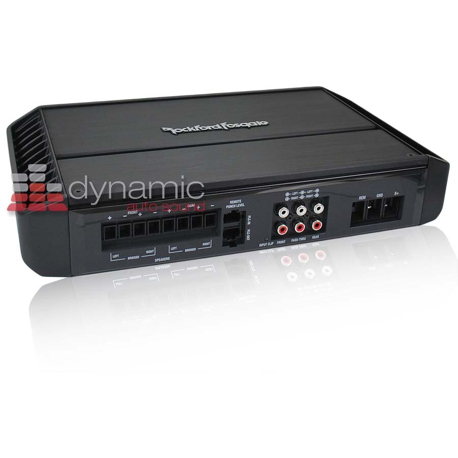 Rockford Fosgate P600X4 4-Channel 600W Car Amplifier - Black for