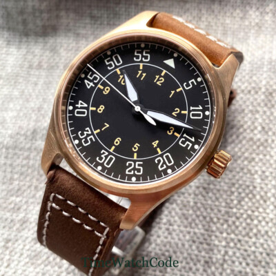 200m Pilot Automatic Mens Watch MIYOTA8215 39mm Sapphire Crystal Luminous Dial