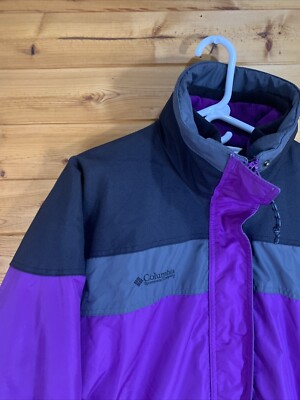 Columbia Bugaboo '90s Vintage Purple Full Zip Jacket Women's S