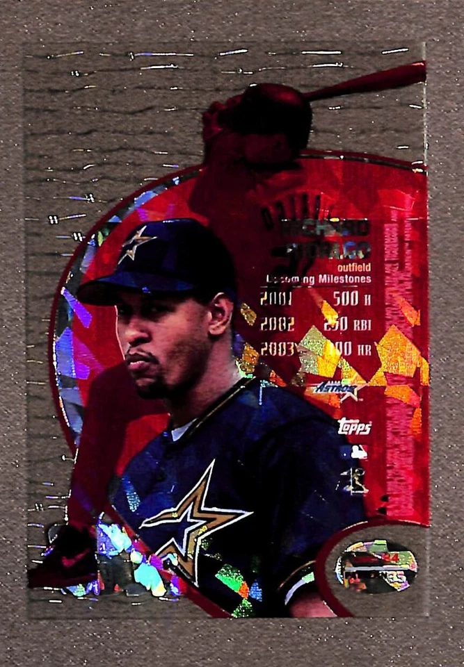 1998 Topps Tek #84 Richard Hidalgo Pattern 65 Diffractor SP  - Image 2 of 3