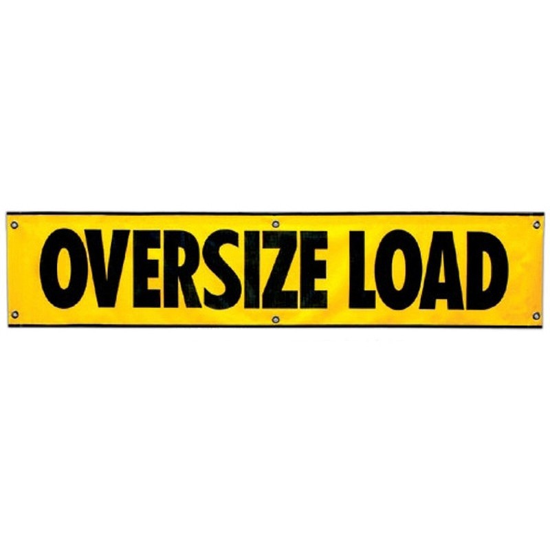 72" x 12" Oversize Load Vinyl Banner