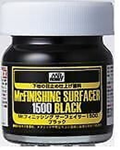 Mr Hobby - Gunze SF-288 - Mr. Finishing Surfacer 1500 Black (40 ml) - New