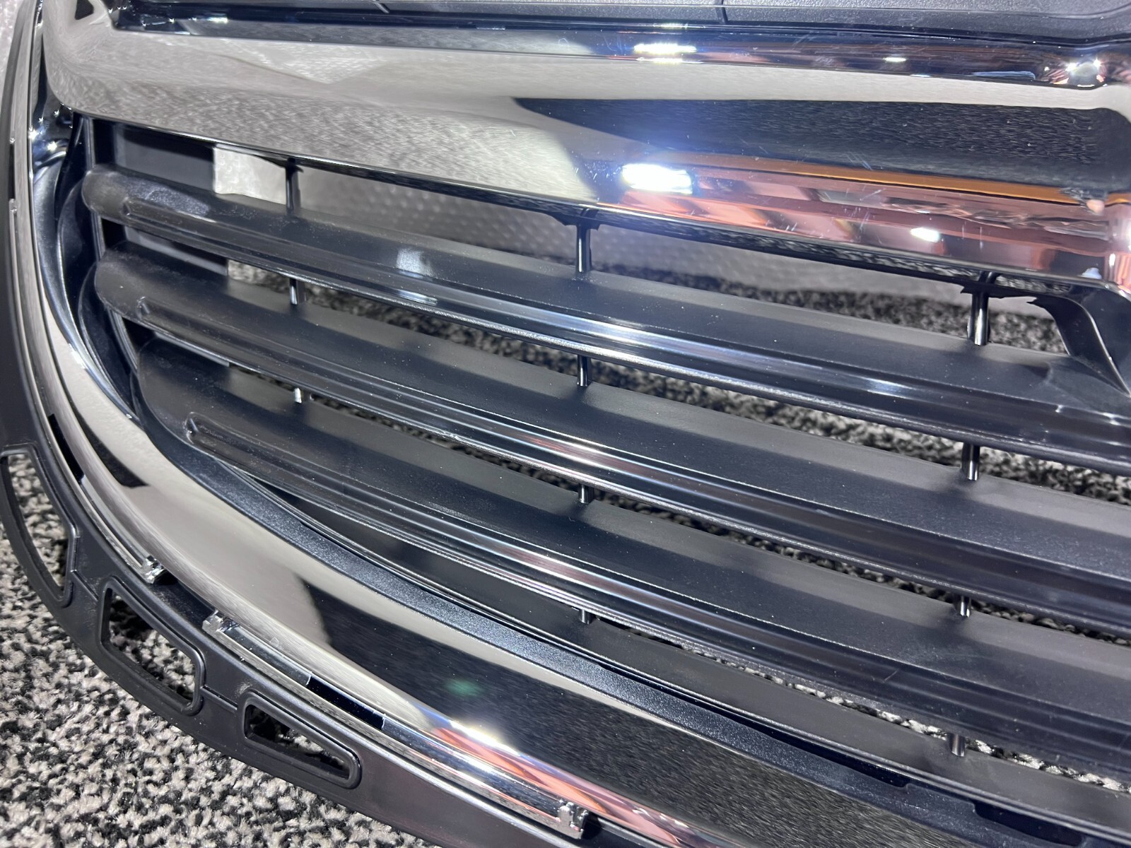 2014 2017 VAUXHALL INSIGNIA FACELIFT FRONT BUMPER TOP GRILL CHROMES + BADGE eBay