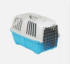 TRASPORTINO CANE GATTO IN PLASTICA CON PRATICA MANIGLIA 55X36X36 CM da viaggio