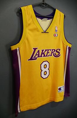 CHAMPION NBA LOS ANGELES LAKERS KOBE BRYANT #8 BASKETBALL SHIRT