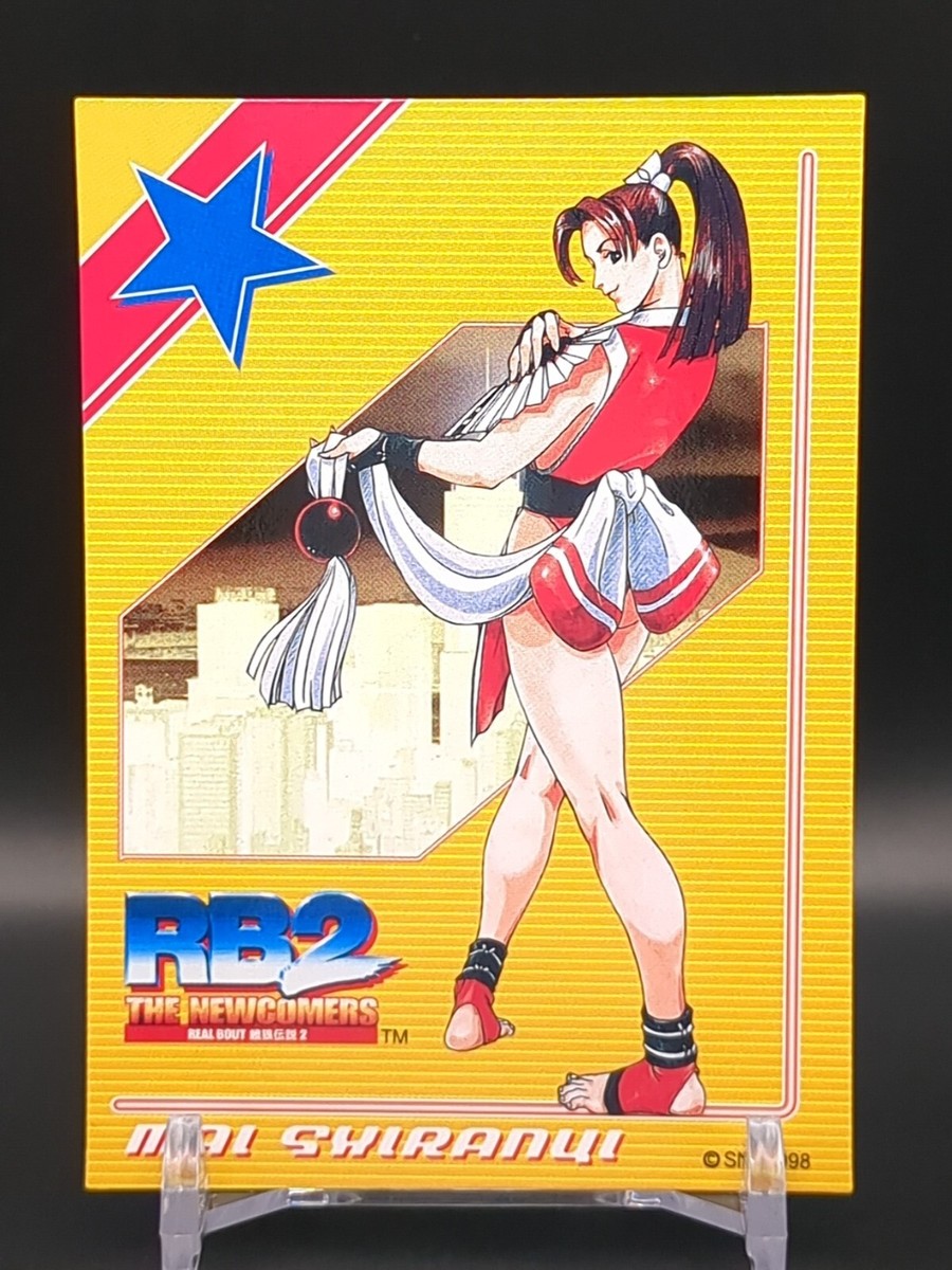 Mai Shiranui #4 REAL BOUT FATAL FURY 2 KOF SNK Trading Card 1998