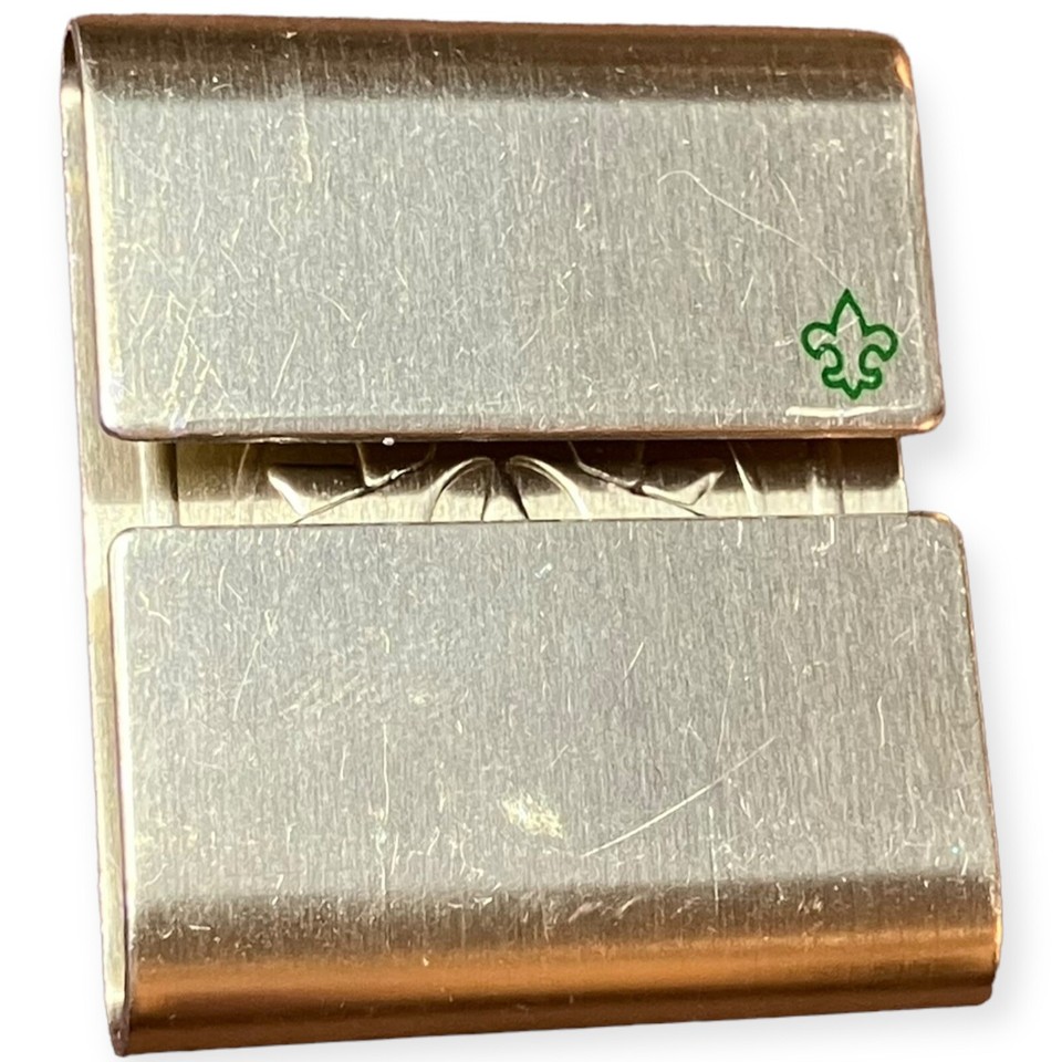 Vintage Boy Scouts of America BSA Cub Hiking Skill Award Metal Belt