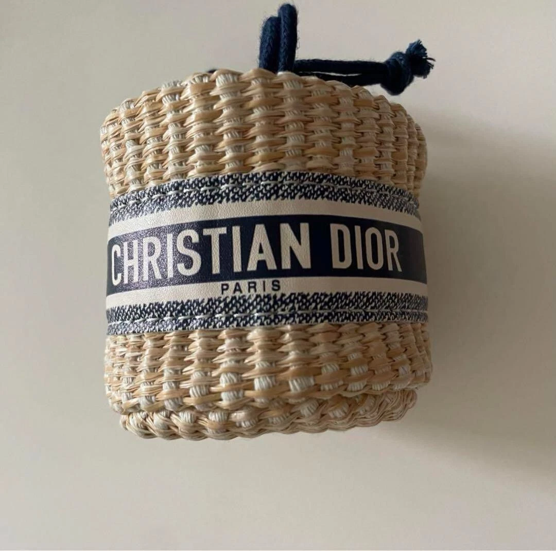 Mini sac bandoulière poche paille Christian Dior nouveauté limitée Japon