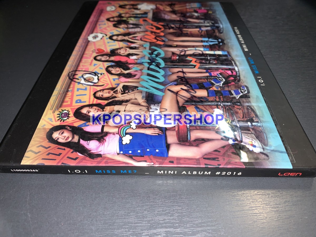 IOI 2nd Mini Album Miss Me? Autographed Signed CD Photocard Great