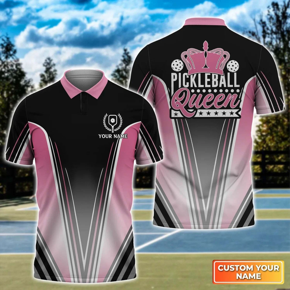 pickleball uniforms, pink pickleball