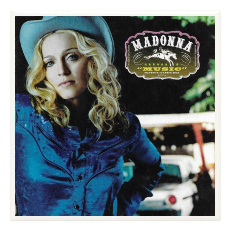 Madonna Music Album Cover 4x4 Ceramic Coaster Handmade | eBay