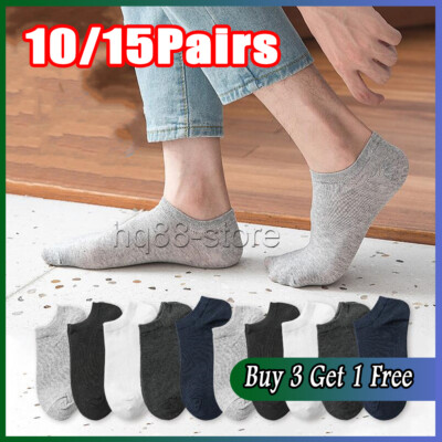 Mens Womens Trainer Liner Ankle Socks Invisible Cotton Low Cut Sports Socks  lot UK