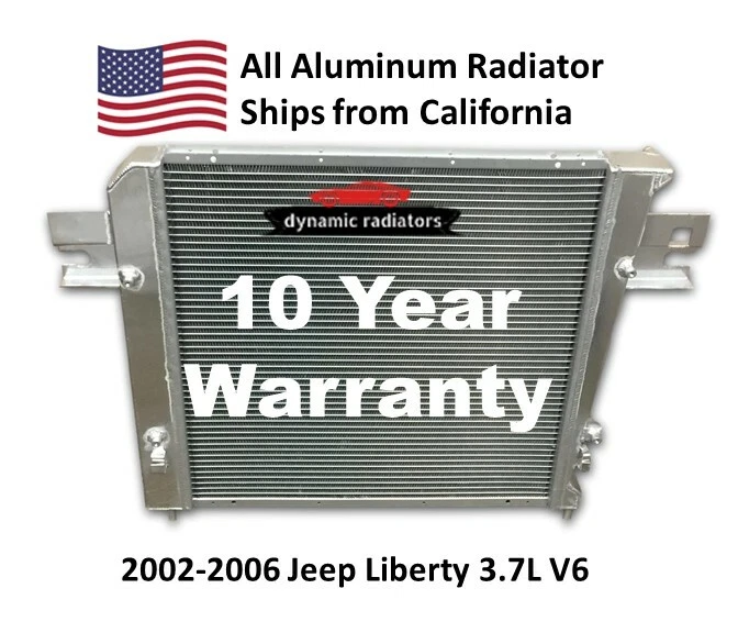 Radiador todo aluminio para Jeep Liberty 2002-2006 3,7 L V6 sin EOC Foto 2 de 2