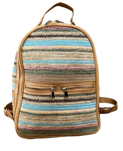 Tommy Bahama Viral Green Fish Woven Straw Novelty Bag  Tommy Bahama Viral Green Fish Woven Straw Novelty Bag Tropical Summer NWT main image 2