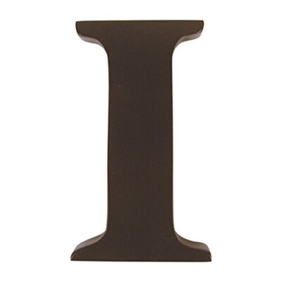 Trend Lab Brown 6'' Tall Letter, Letter I --Classic Look NEW