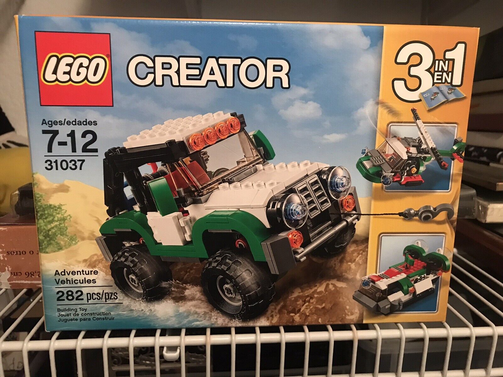 Lego New Creator Adventure Vehicles 31037 Building Kit 282 Pcs