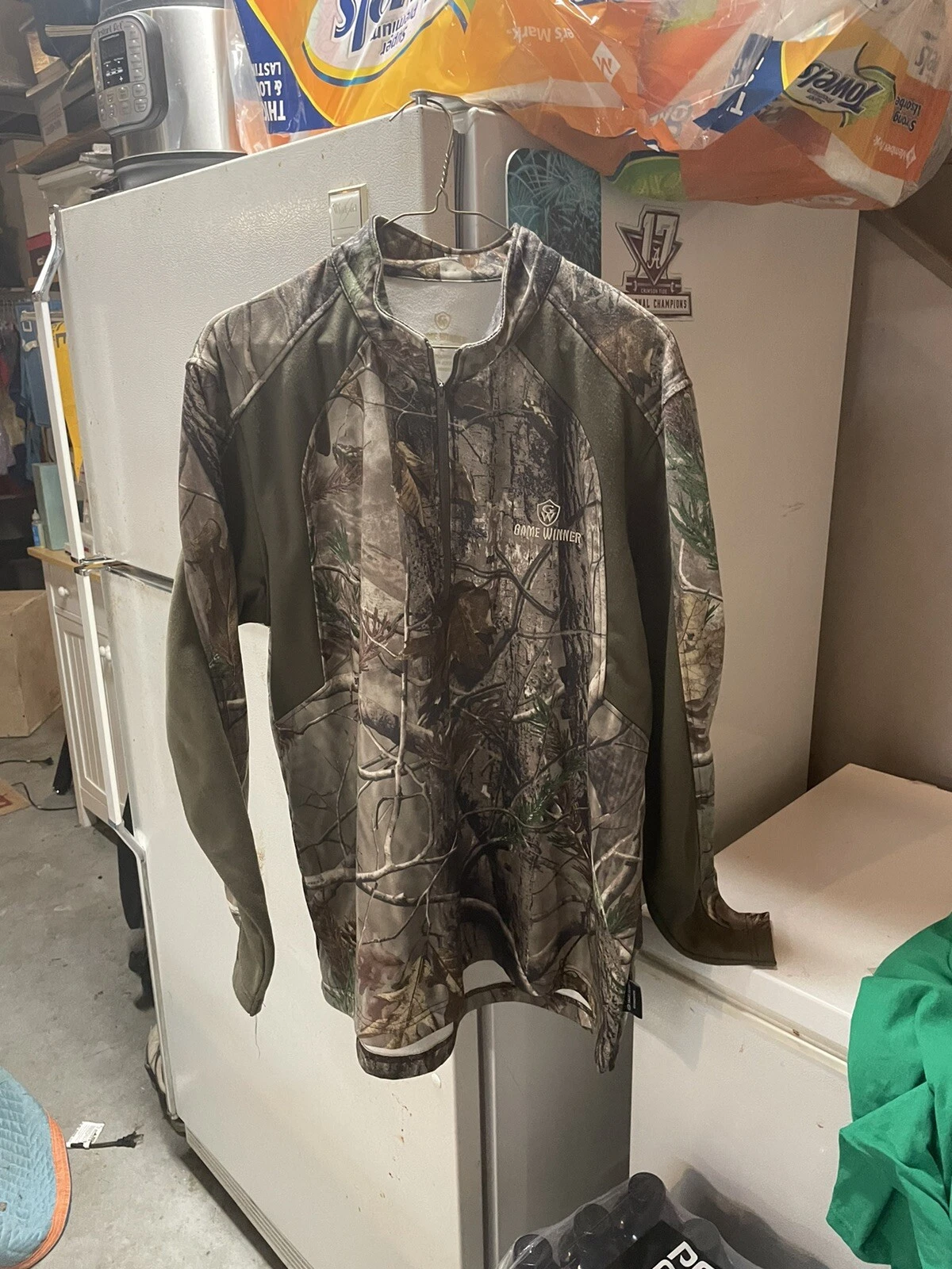 VETEMENTS RealTree vincitore del gioco Maglione mimetico grande da uomo