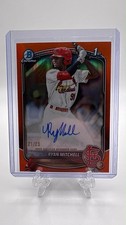 2025 Bowman Draft #CPA-RM Ryan Mitchell 1st Auto Orange Refractor /25 🔥