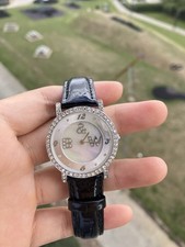 Vintage Butler & Wilson Ladies WatchCrystal Bezel.Mother of Pearl Dial UNTESTED