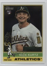 2025 Topps Heritage High Number Chrome Nick Kurtz #706 x2o
